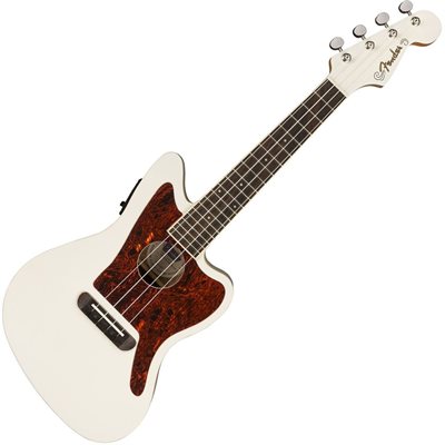 UKULELE JAZZMASTER FULLERTON BLANC OLYMPIQUE FENDER