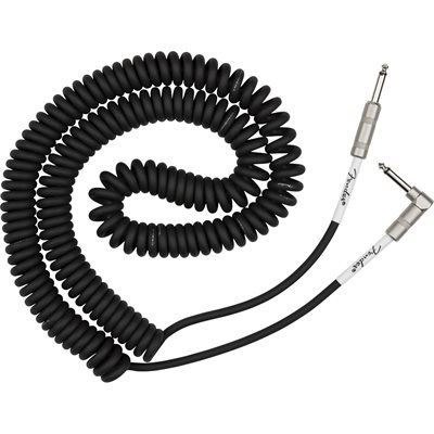 CABLE 1 / 4 X 1 / 4 A 30' SPIRALE 30' NOIR FENDER