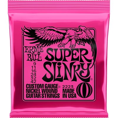 CORDES DE GUITARE ÉLECTRIQUE 9-42 ERNIE BALL