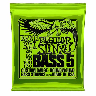 CORDES DE BASS 5 CORDES 45-130 ERNIE BALL