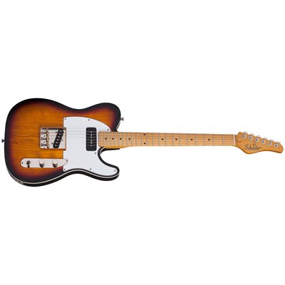 GUIT ELEC. STYLE TELE. P90 SUNBURST SCHECTER