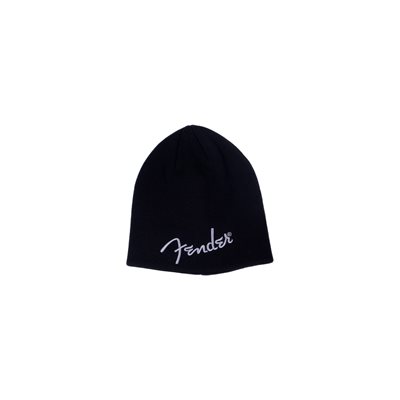 TUQUE NOIR LOGO BEANIE FENDER