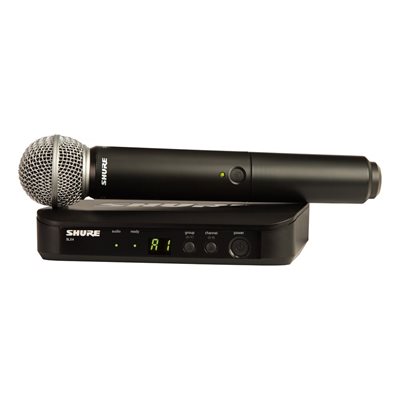 MICRO S / FIL SM58 À MAIN BLX24 SHURE