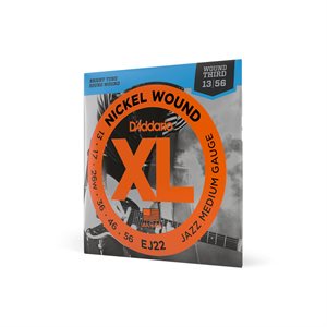 CORDES GUIT. ÉLEC. XL NICKEL WOUND 13-56 W-3RD D'ADDARIO