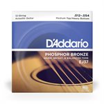 CORDE DE GUITARE ACOUSTIQUE 12 CORDES 12-54 D'ADDARIO