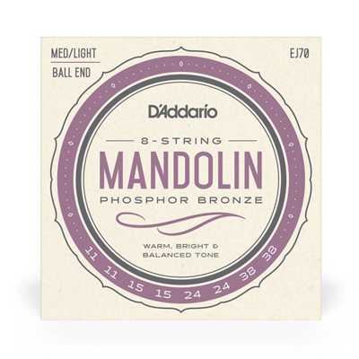 CORDE DE MANDOLINE BALL END 11-38 D'ADDARIO