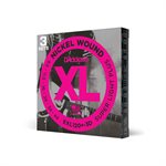 CORDES GUIT. ÉLEC. XL NICKEL WOUND 9.5-44 (3PQT) D'ADDARIO