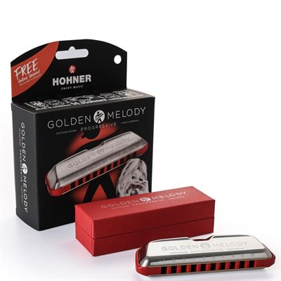 HARMONICA G MAJ. PROG. SERIES GOLDEN MELODY HOHNER