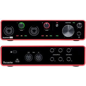 CARTE SON 4 IN / 4 OUT 24 / 192 FOCUSRITE