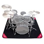 TAPIS ANTIDÉRAPANT 78 X 64 POUR KIT DE DRUM VIC FIRTH